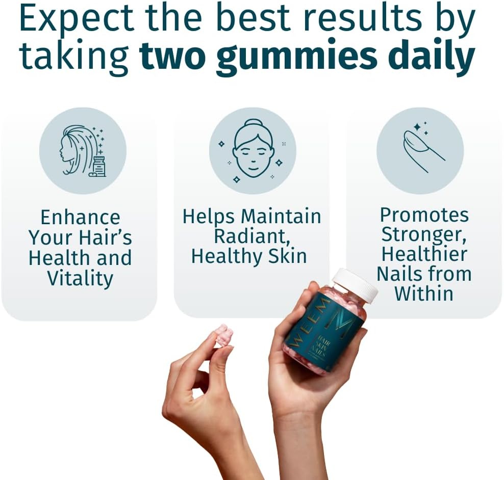 Weem Biotin Gummies for Hair, Skin & Nails