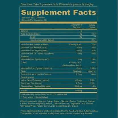 Weem Biotin Gummies for Hair, Skin & Nails